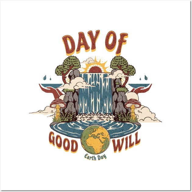 Earth Day | Protect Earth | Day Of Goodwill Wall Art by PlayfulPrints